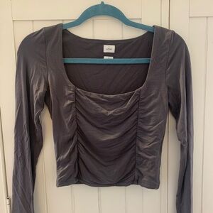 Aritzia grey top